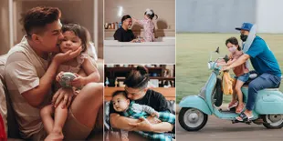 8 Potret Hot Daddy Glenn Alinskie Saat Momong Anak, Dari Gendong Hingga Mandi Busa Bareng