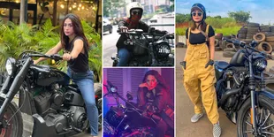8 Potret Hot Mama Selvi Kitty yang Hobi Naik Moge, Pancarkan Aura Garang yang Keren Banget!
