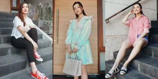 8 Potret Hot Mom Chelsea Olivia yang Begitu Cantik, Gaya Berbusananya Awet Muda Banget Bak ABG!