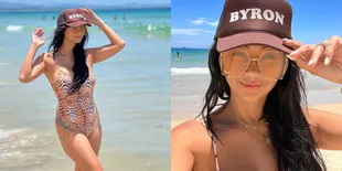 8 Potret Indah Kalalo Saat di Pantai, Hot dan Seksi Dalam Balutan Swimsuit Motif Harimau - Body Goal Ibu 3 Anak yang Bikin Terkagum