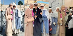 8 Potret Inul Daratista Bertemu Ayah Rozak & Umi Kalsum saat Umrah, Diserbu Jamaah Buat Foto Bareng
