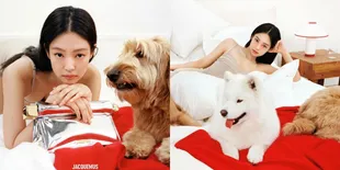 8 Potret Jennie BLACKPINK Bagikan Photoshoot Koleksi Terbaru Jacquemus, Bikin Gemas Foto Bareng Anabul!