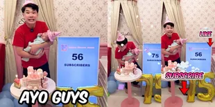 8 Potret Jess No Limit Terus Ngontenin Anak dan Minta Subscribe, Netizen: Nggak Beda Sama Badut di Lampu Merah