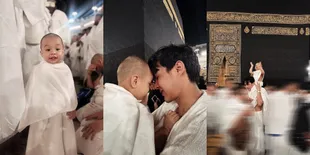 8 Potret Kaba Anak Dinda Hauw dan Rey Mbayang Rayakan Ulang Tahun ke-2 di Mekkah, Berdoa Sambil Mencium Ka'bah