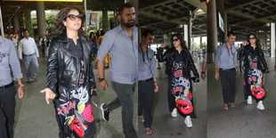 8 Potret Kajol Lari dari Paparazzi, Panen Kritikan Karena Tak Mau Berhenti - Dress Disebut Daster Norak