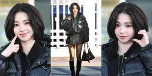 8 Potret Karina aespa Tampil dengan Rambut Pendek di Bandara, Siap Hadiri Prada Fashion Show di Milan