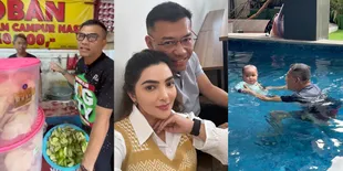 8 Potret Kegiatan Anang Hermansyah Usai Gagal Jadi Anggota Dewan, Jadi Konten Kreator Makanan - Temani Cucu Berenang