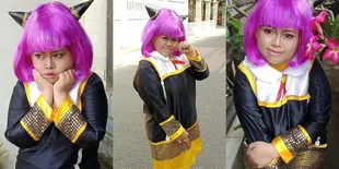 8 Potret Kekeyi Cosplay Karakter Anime Anya Forger, Tetap All Out Meski Wig Salah Warna: Unyu-unyu Kayak Gigi Aku