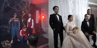 8 Potret Keluarga Ruben Onsu Pemotretan Sambut Halloween, Jordi Onsu Jadi Boneka Chucky - Sarwendah Tampil Bak Medusa