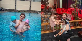 8 Potret Kimberly Ryder Menikmati Momen Jadi Ibu Rumah Tangga, Momong 2 Anak Tanpa Baby Sitter - Dapat Julukan Strong Mom