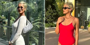 8 Potret Kimmy Jayanti Pamer Foto Pakai Swimsuit di Las Vegas, Tetap Pede Meski di Pahanya Ada Selulit