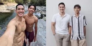 8 Potret Kompak Jason Putra Nana Mirdad dan Andrew White Bersama Sang Ayah, Sama-Sama Punya Perut Sixpack 