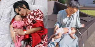8 Potret Krisdayanti Momong Baby Ameena Anak Aurel Hermansyah, Tampil Natural Temani Cucu Berjemur - Nenek Modis yang Awet Muda Jadi Sorotan