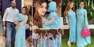8 Potret Lebaran Keluarga Tasya Farasya, Kompak Pakai Baju Serba Biru - Wajah Baby Lily Bikin Penasaran