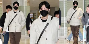 8 Potret Lee Min Ho Pulang dari Taipei, Ganteng Maksimal Meski Pakai Masker - Tatapan Mata Tajam Bikin Jatuh Hati