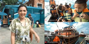 8 Potret Liburan Ashanty Naik Kapal Mewah di Bali, Sempat Snorkeling - Santai di Jacuzzi