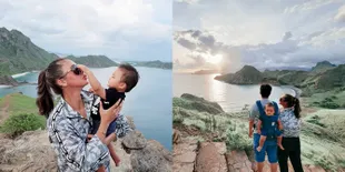 8 Potret Liburan Baim Wong dan Paula Verhoeven ke Labuan Bajo, Kunjungi Pulau Padar - Fotografernya Sempat Jatuh