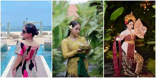 8 Potret Liburan Putri DA di Bali, Cantik Banget Pakai Baju Adat!