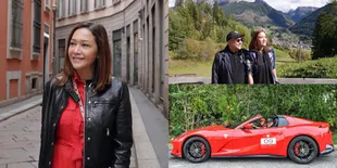 8 Potret Maia Estianty Nikmati Masa Tua Bahagia dengan Irwan Mussry, Asyik Jalan-Jalan Naik Ferrari di Italia - Nikmati Indahnya Pegunungan Alpine Dolomites