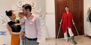 8 Potret Marissa Nasution Tetap Tersenyum Bahagia Meski Kaki Keseleo - Produktif Banget