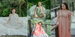 8 Potret Marshanda Jalani Photoshoot di Ubud, Suasananya Healing Banget - Tetap Cantik Meski Makin Berisi