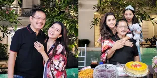 8 Potret Mayangsari Tampil Glamor di Pajamas Party Tahun Baru 2022, Pamer Cium Mesra di Tepi Kolam Renang
