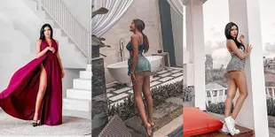 8 Potret Millen Cyrus Pakai Dress Belahan Tinggi Sampai Atas Paha - Hotpants Terlalu Pendek