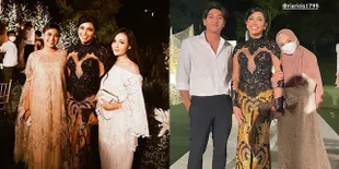 8 Potret Millen Pakai Kebaya Belahan Tinggi di Pernikahan Ali Syakieb - Margin Wieheerm