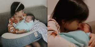 8 Potret Momen Kebersamaan Manis Nastusha dan Sang Adik Dante, Beri Pelukan Serta Ciuman Sayang