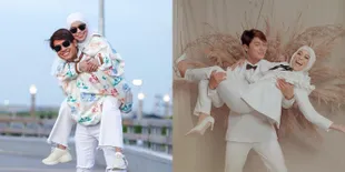 8 Potret Momen Romantis Lesti Digendong Rizky Billar dari Pacaran Hingga Hamil, Selalu Mesra di Pantai Maupun Pinggir Jalan