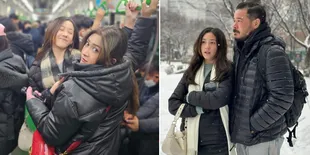 8 Potret Nafa Urbach & Zack Lee Liburan ke Korea Bareng Anak, Visual Mikhaela Bikin Netizen Salfok