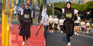 8 Potret Natasha Rizki Ikut Marathon Pakai Outfit Syar'i, Banjir Pujian dari Netizen