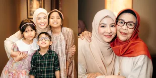 8 Potret Natasha Rizky Tampil Cantik di Premier Film 'Keajaiban Air Mata Wanita', Ditemani Anak-Anak dan Ibu Tersayang