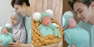 8 Potret Newborn Photoshoot Baby Arshaka Anak Dinda Hauw dan Rey Mbayang, Bikin Gemas Tidur Lelap Bak Bayi Koala