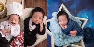 8 Potret Newborn Photoshoot Baby Gala Anak Vanessa Angel, Ganteng dan Nggemesin Banget!