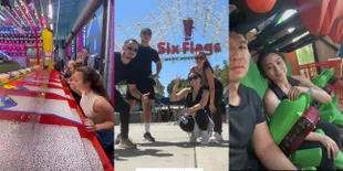 8 Potret Nikita Willy Asyik Main di Taman Bermain, Jajal Roller Coaster Ekstrem Bareng Suami - Cantiknya Ibu Anak Satu Serasa Masih ABG