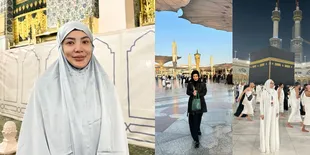 8 Potret Nindy Ayunda Umrah Bareng Ibunda, Rayakan Hari Ulang Tahun di Mekkah - Beruntung Bisa Datang 2 Kali ke Raudhah Dalam Sehari