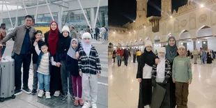 8 Potret Oki Setiana Dewi dan Anak Puasa di Mesir, Nikmati Momen Buka Puasa Bersama Warga Lokal - Tarawih Pertama