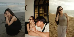 8 Potret OOTD Liburan Anniversary Mahalini Bareng Rizky Febian di Bali, Gaya Simpel dan Effortless Jadi Andalan
