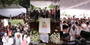 8 Potret Suasana Pemakaman Titiek Puspa di TPU Tanah Kusir, Warga Padati Lokasi - Penuh Haru