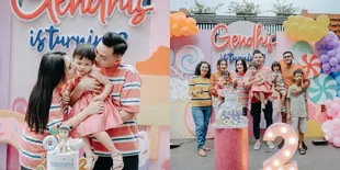 8 Potret Perayaan Ultah Gendhis Anak Nella Kharisma, Dua Tahun Sudah Punya Adik Kecil yang Cantik