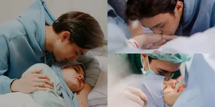 8 Potret Perjuangan Dinda Hauw Melahirkan Anak Pertama, Rey Mbayang Peluk Mesra Istri yang Kesakitan