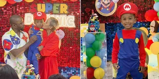 8 Potret Pesta Ulang Tahun Saint Dominic Putra Kimmy Jayanti, Meriah Bertema Super Mario