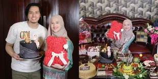 8 Potret Pesta Ulang Tahun Sederhana Cut Meyriska, Dapat Ciuman Hangat dari Roger Danuarta