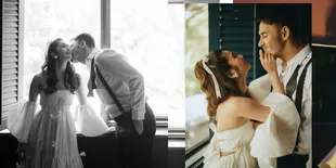 8 Potret Prewedding Debi Sagita dan Marco Ivanos yang Berkonsep Unik, Asyik Kunyah Pizza Berdua di Atas Tempat Tidur Sambil Main Catur