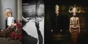 8 Potret Prewedding Vannya Istarinda dan Arya Bakrie, Unik dan Elegan