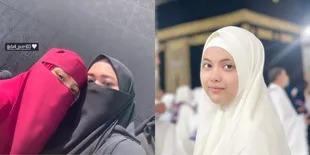 8 Potret Putri Isnari Kembali Jalani Ibadah Umrah, Tampil Menawan Pakai Cadar