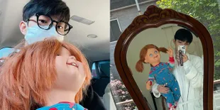 8 Potret Q The Boyz dan Boneka Chucky Kesayangannya, Neomu Kiyowo
