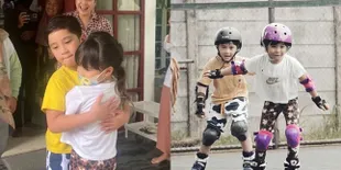 8 Potret Rafathar Malu-Malu Peluk Gempi, Berikan Kado Ultah Perhiasan - Momennya Bikin Gemas Netizen