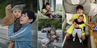 8 Potret Rafathar Momong Rayyanza 'Cipung' di New York, Sama-Sama Ganteng dan Bikin Gemas Netizen